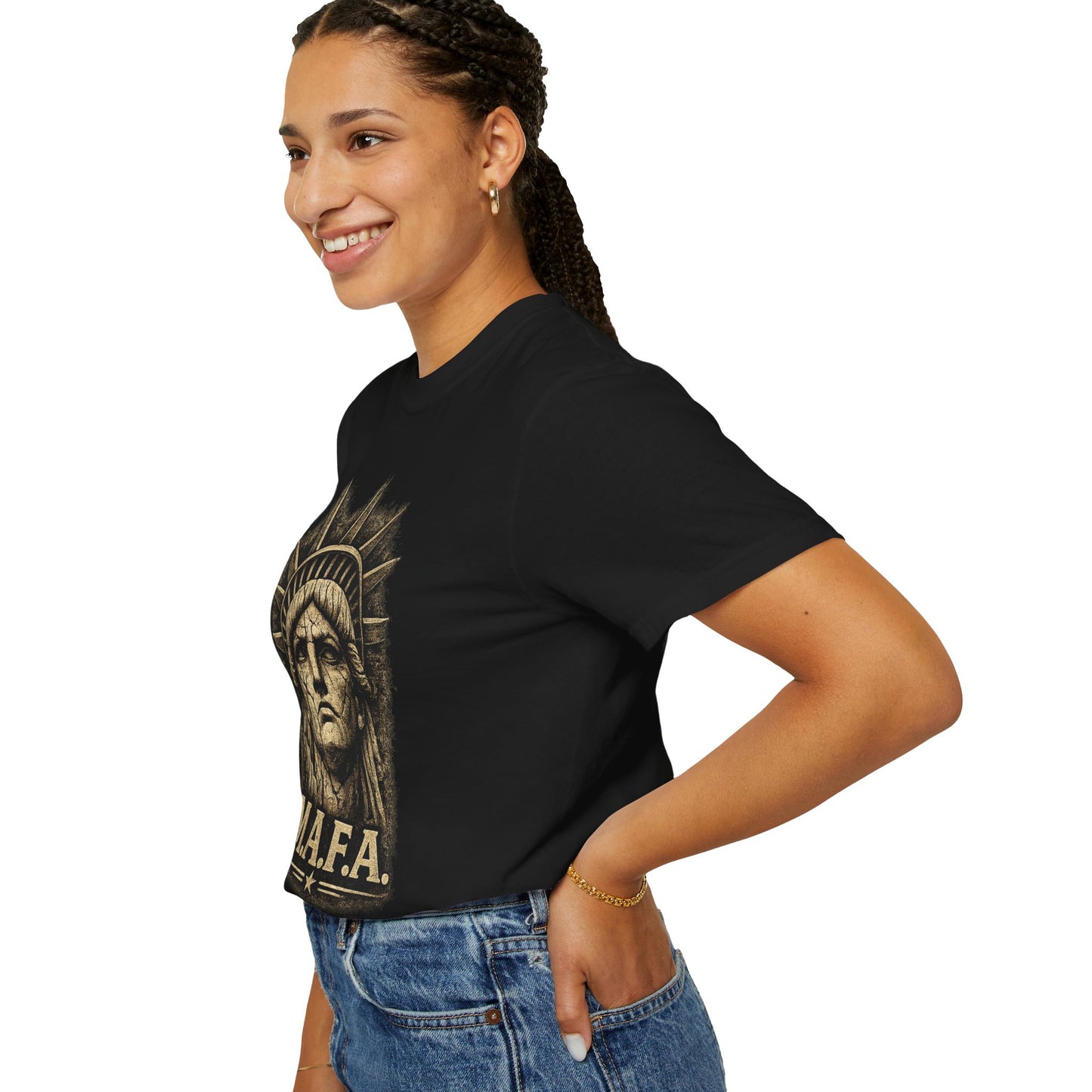 M.A.F.A. Statue Of Liberty  "Sovereignty Security Prosperity " Comfort Color Brand T-Shirt