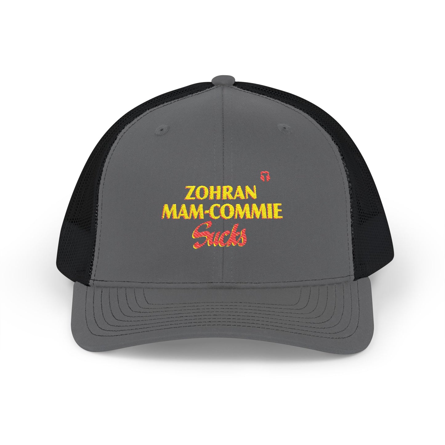 Zohran Mam-Commie Sucks Embroidered Trucker Hat