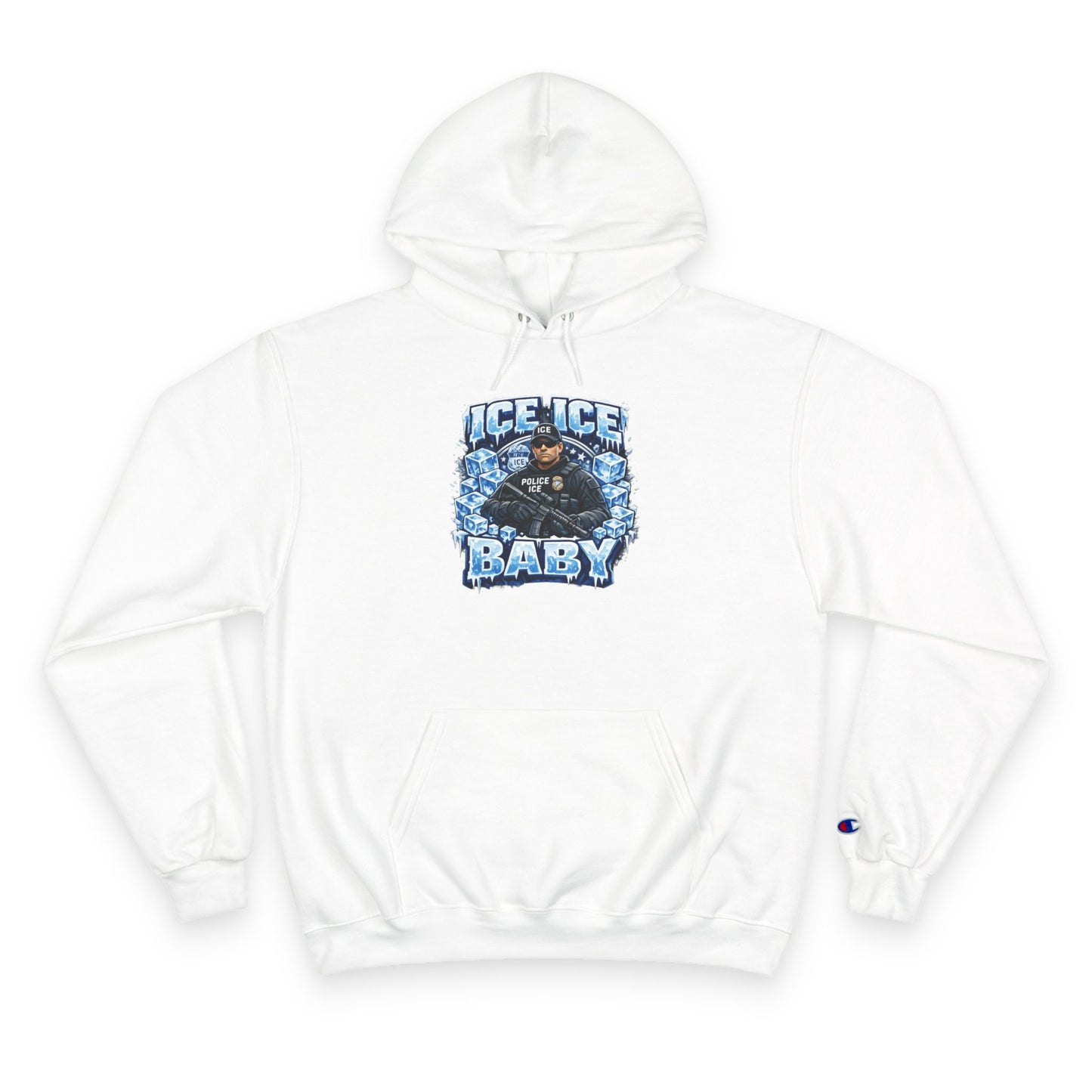 Ice Ice Baby ICE Agent Champion Brand Hoodie