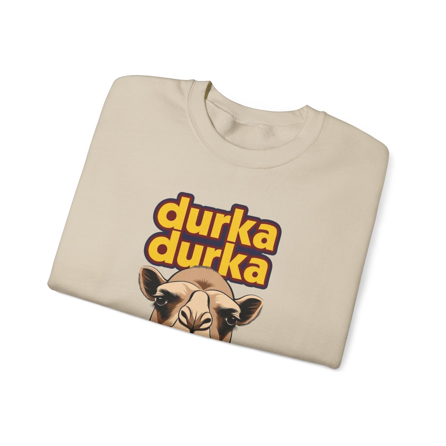 "Durka Durka" Camel Gildan Brand Crewneck Sweatshirt