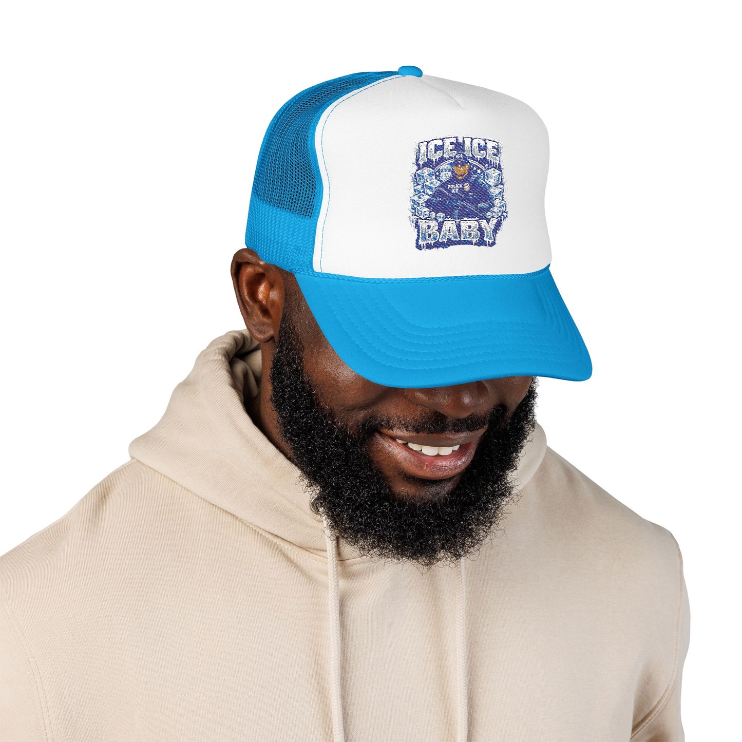 Ice Ice Baby ICE Agent Trucker Hat