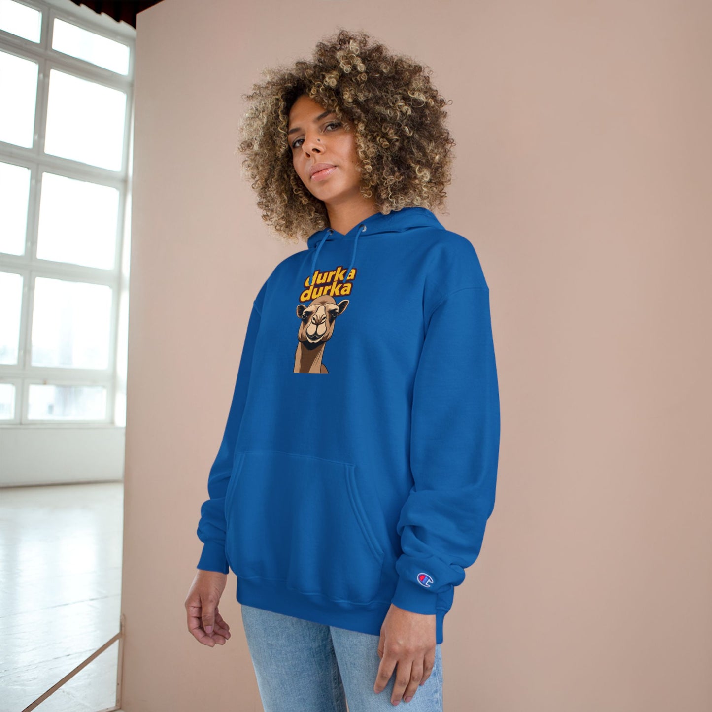 "Durka Durka" Camel Champion Brand Hoodie