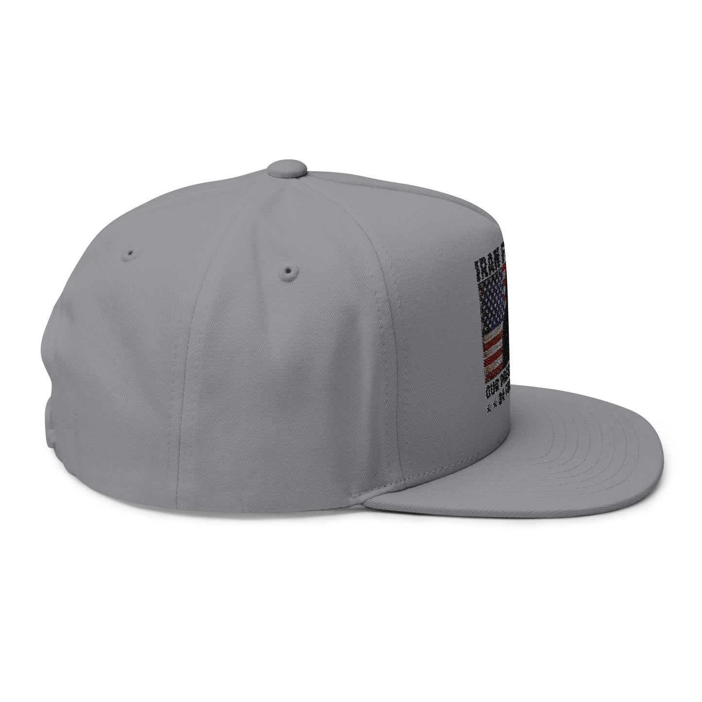 "Iran Forgot, Our President Has 34 Felonies" President Trump Flat Bill Hat