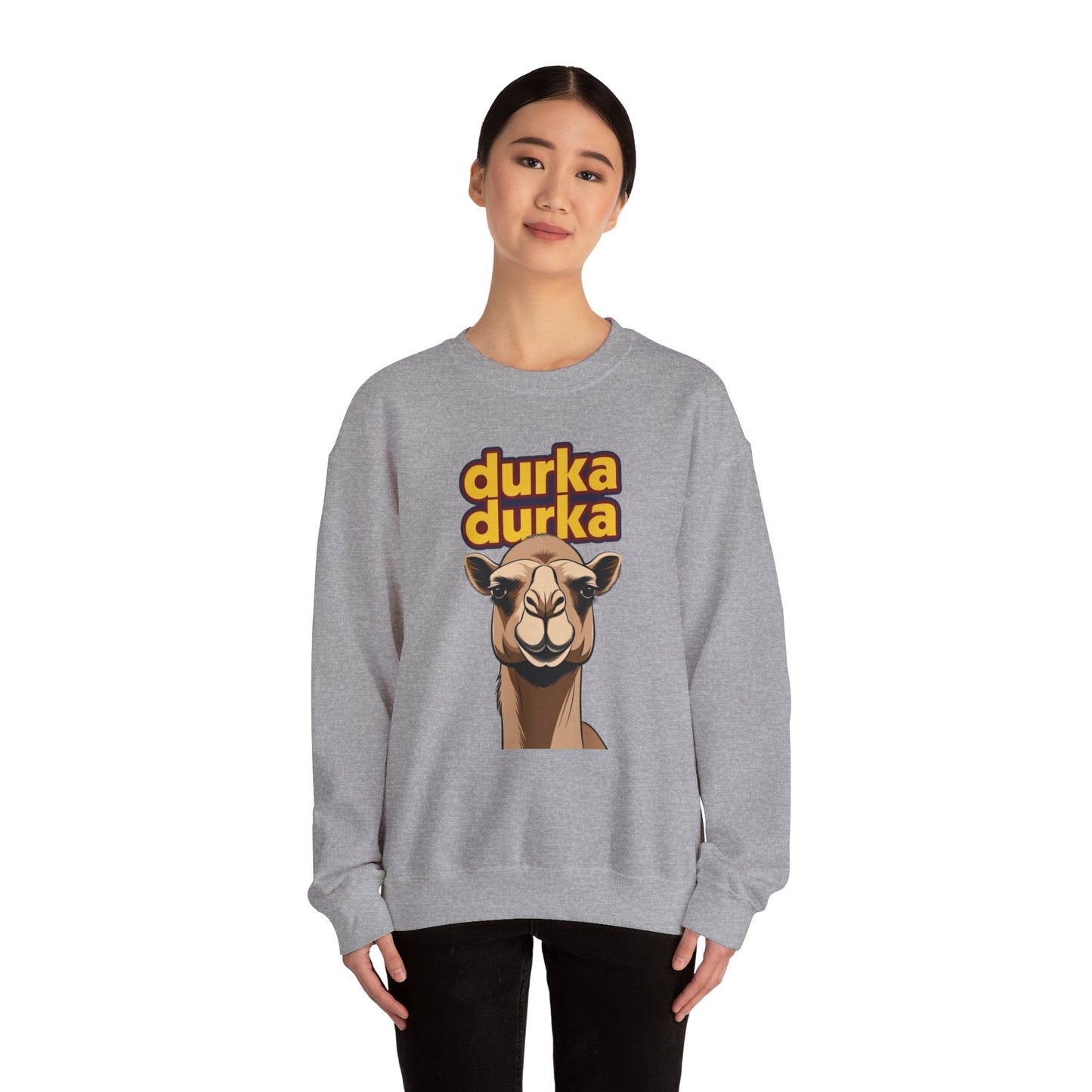 "Durka Durka" Camel Gildan Brand Crewneck Sweatshirt