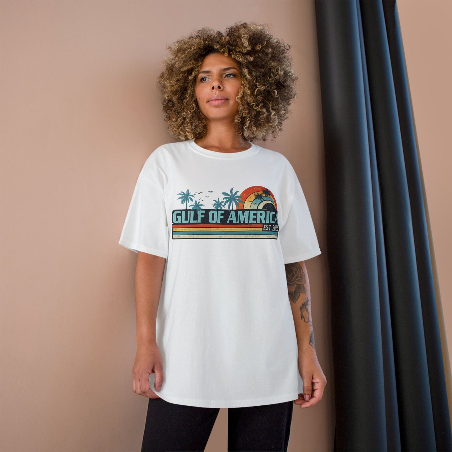 Gulf of America Vintage Champion Brand T-Shirt