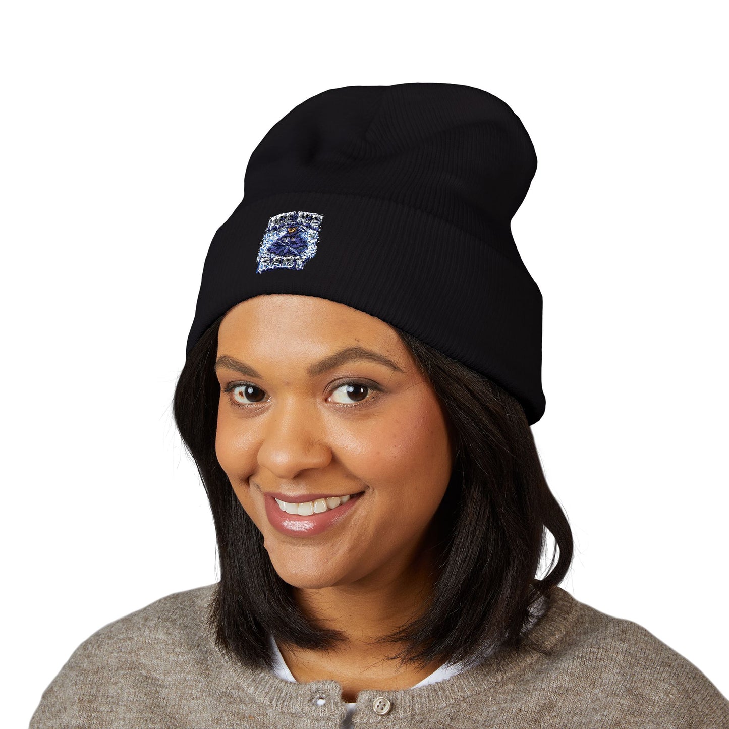 Ice Ice Baby ICE Agent Embroidered Classic Cuffed Beanie
